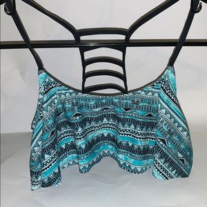 Tribal Print Swim Top